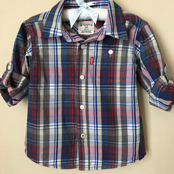 Levi's Baby Boy Button Down Shirt - Picture 2 of 2